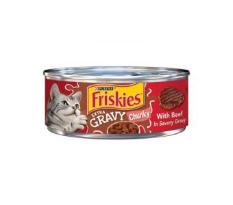 Friskies Beef Cat Food Tin 156gm