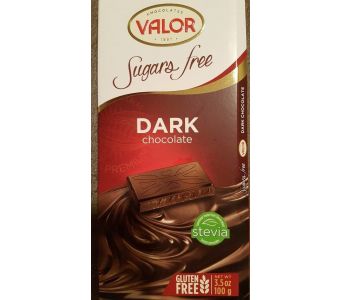 VALOR  Sugars Free Dark Chocolate 100g