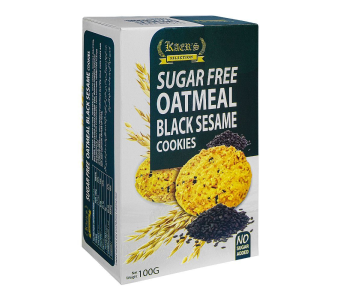 KAER'S Sugar Free Oatmeal Black Sesame Cookies 100g