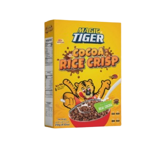Magic tiger cereal cocoa rice crisp chocolate Flavored 250g