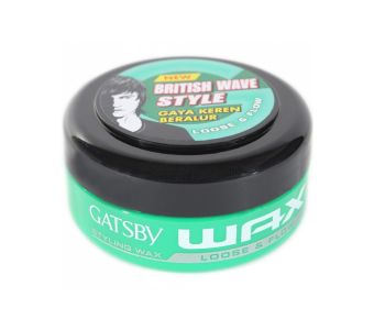 Gatsby Styling Wax (British wave Style loose and flow) 75gm