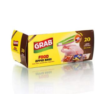 Grab Food Ziper Bags 20Pcs Large