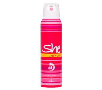 SHE Deodrant Spray (Is Fun) 150 ML