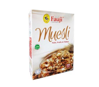FAUJI muesli nuts & fruits flakes 250gm