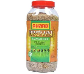 Guard Brown Basmati Rice Bottle 1.5 KG