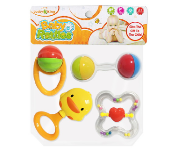 Baby Rattle Toy 4 Pcs Set