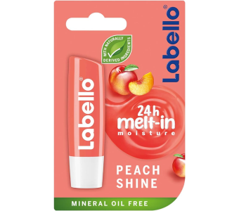 LABELLO Peach Shine Lip Balm 4.8g