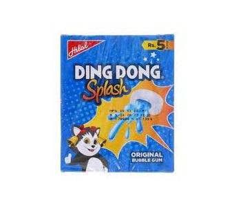 Hilal Dingdong Splash Original Bubble Gum 24Pcs