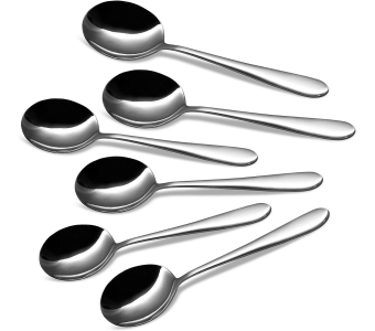 Ssteel Soup Spoon 6 Pcs (50)