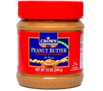 Crown Peanut Butter Smooth & Creamy 340gm