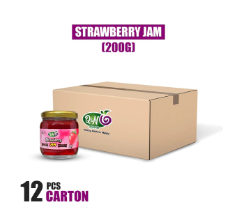 Q&N FLAVORS STRAWBERRY JAM 200GM (12Pcs Carton)