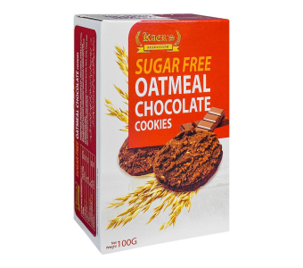 KAER'S Sugar Free Oatmeal Chocolate Cookies 100g
