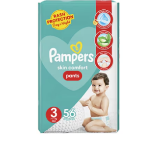 Pampers Skin Comfort Pants Size 3 56 pcs