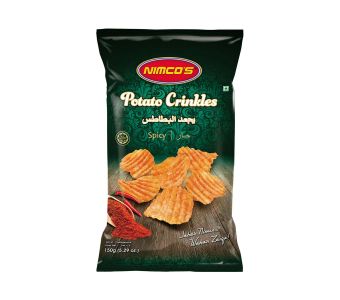 Nimcos Potato Crinkles Spicy 150g