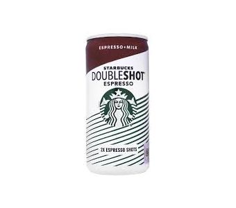 STARBUCKS double shot coffee tin drink