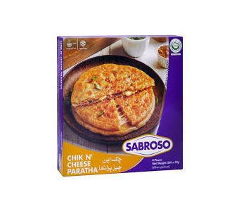 Sabroso Chik N Cheese Paratha, 4-Pieces, 560g