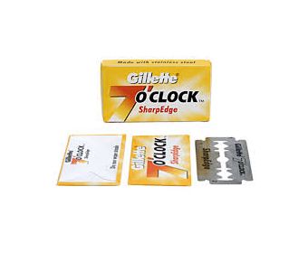 Gillette 7 0 Clock Stainless