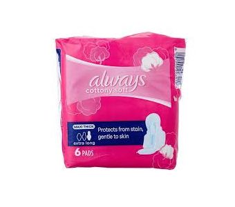 Always Cotton Soft Maxi Thick Pads 6S Extra Long
