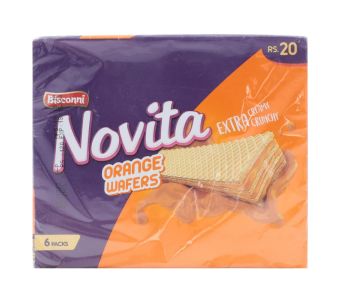 BISCONNI Novita Orange Waffers 6Packs