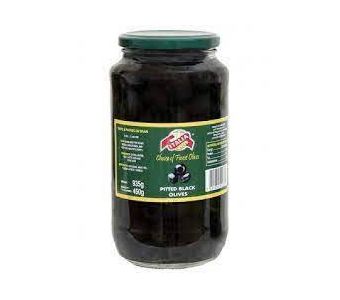 Italia Black Plain Olives 230G