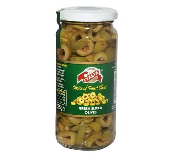 Italia Green Sliced Olives 230gm DM