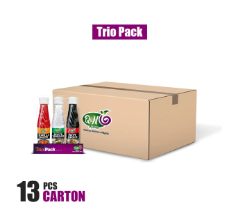 Q&N FLAVORS TRIO PACK SAUCE 120ML (13PCs Carton)