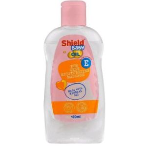 Shield Vitamin E Baby Oil, For Skin Moisturizing Massage, 100ml