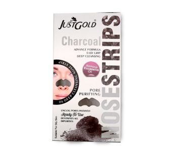 Just Gold Nose Srtip Charcoal 6Pcs