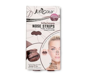 Just Gold Nose Srtip Coffee 6Pcs