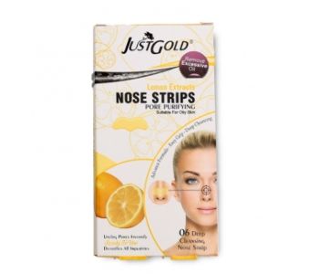 Just Gold Nose Srtip Lemon 6Pcs