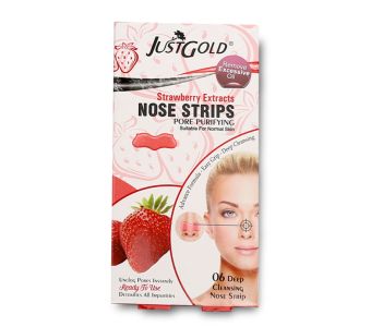 Just Gold Nose Srtip Strawbery 6Pcs