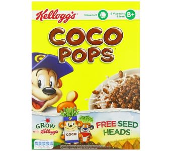 Kelloggs Coco Pops Cereal Free Seed Heads 350g