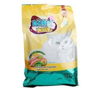 KITTY KAT - CHICKEN AND VEGETABLE CAT FOOD 1.5 KG