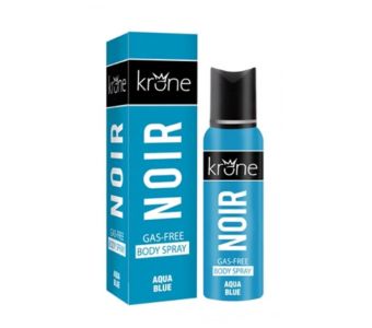 KRONE noir  Body Spray gas free  aqua blue A  120ml
