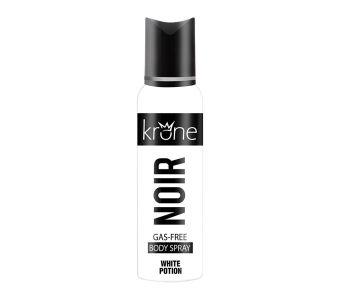 KRONE noir  Body Spray gas free   white portion  A 120ml
