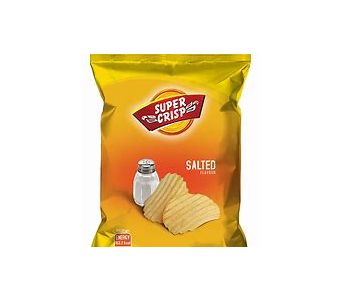 Super Crisp Chips Salted 55+1Gm