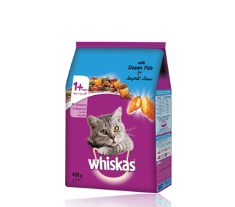 WHISKAS - cat food ocean fish 480gm
