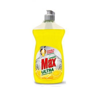 Lemon Max Ultra DishWash Liquid 500ml (Yellow)