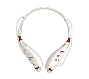 LG Bluetooth Stereo MP3 Headphone White Color