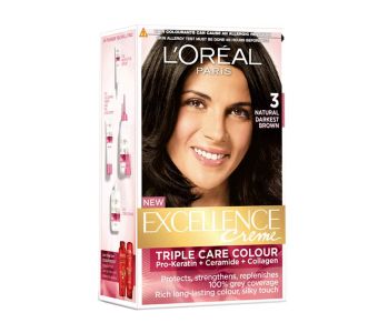 loreal excellence hair color#3