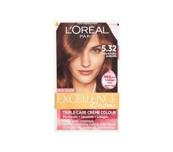 loreal excellence hair color#5.32