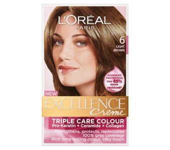loreal excellence hair color#6
