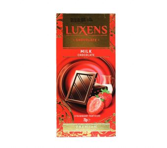 Luxens Milk Choclate Strawbery 80Gm