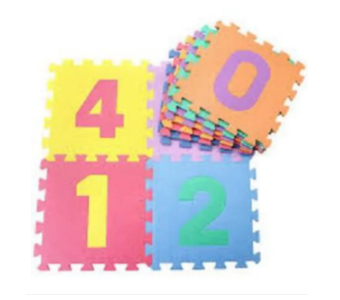Puzzle Mat 10Pcs (0-9) (15 x 15 cm)
