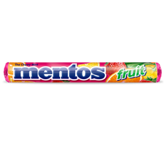 Mentos Roll Fruit Candy 37g