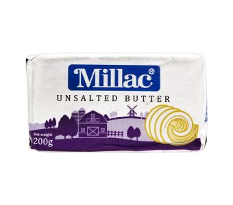 Millac Unsalted Butter 200Gm
