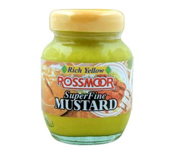 Rossmorr Super Fine Mustard Paste, Rich Yellow, 165g