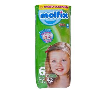 MOLFIX Diapers Extra Large 42 Pcs No 6