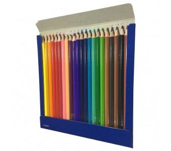 Murcury Brito Colour Pencil F/S 24 Pcs-ALM Pack
