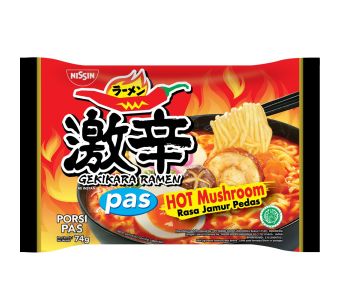Nissin Noodles Hot Mushroom